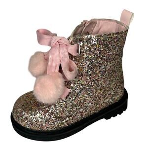 Nicole Miller Glitter Boots Girls 5
